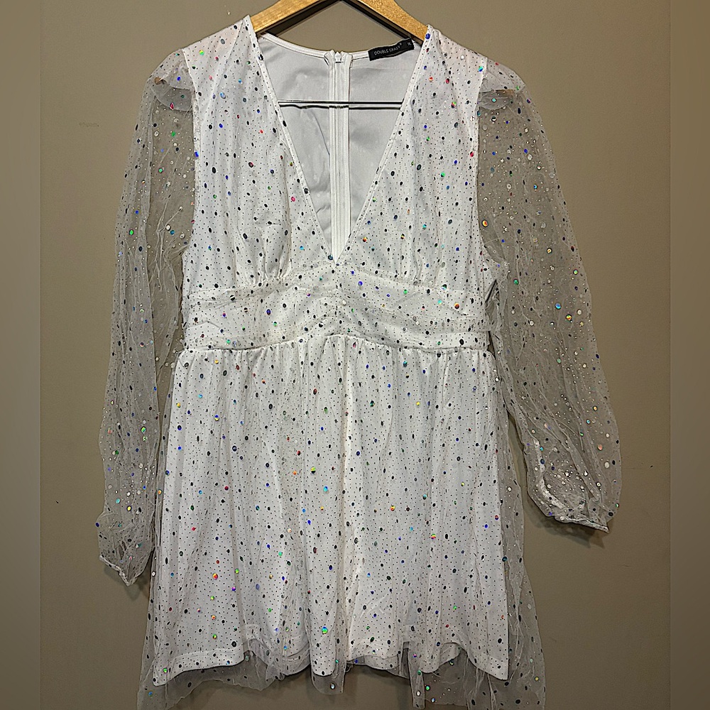 DOUBLE CRAZY Fairy Princess Sparkly Sequin Dress